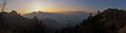 61 Il sole tramonta sul Monte Zucco